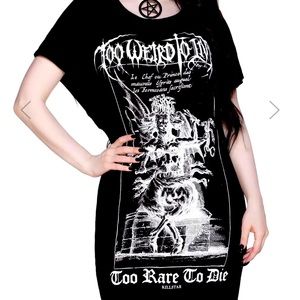 Killstar Rare to Die tunic dress XXL